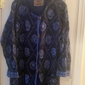 Gudrun Sjoden Full Length Wool & Cotton Sweater, M